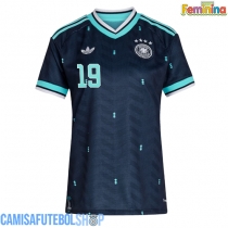 Camisa de time de futebol Alemanha Leroy Sane #19 Replicas 2º Equipamento Feminina Mundo 2026 Manga Curta